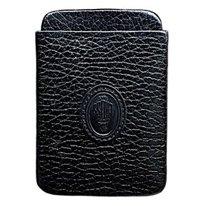 MARC CROSS Vintage Black Leather Business Credit Card Case Holder 2.5”x 3.5”